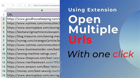 open multiple urls at once.